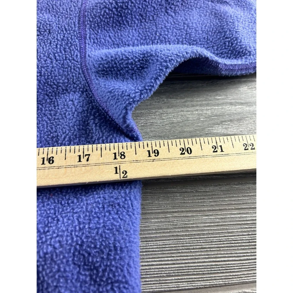 Patagonia Fleece Jacket Youth XL (14) Purple Full Zip Vintage Long Sleeve